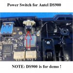 Power Switch Button Replacement For Autel MaxiDAS DS900